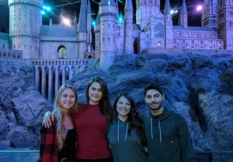 Hogwarts Castle at the Harry Potter Studio Tour in London