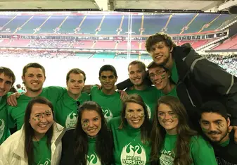 Texas A&M Students at the Varsity Rugby Game