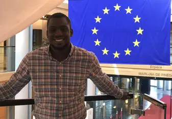 Me at the European Parliament 