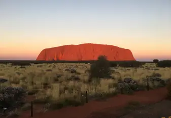 Sunset at Uluru 