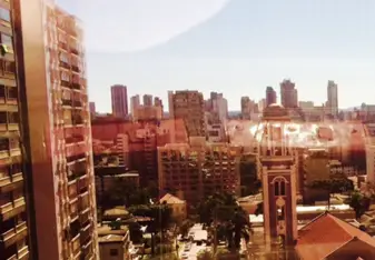 skyscrapers in city