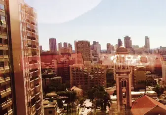 skyscrapers in city