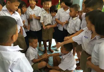 young school children in Fifi