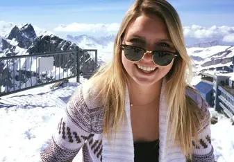 On top of the Swiss Alps 
