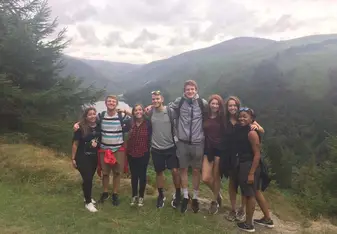 Hiking at Glendalough with Friends