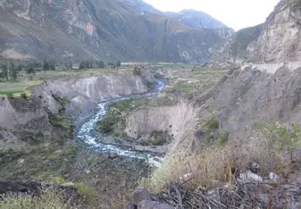 Cotahuasi Canyon: Visible from multiple combi rides in the area