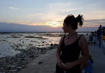 Sunset at the Beach at Gili Island! 