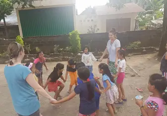 Some of the students I was teaching in Bali! 