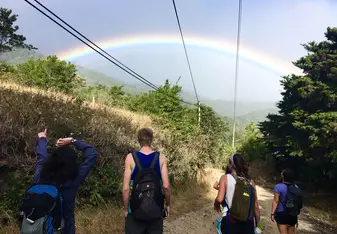 One of Monteverde's famous rainbows