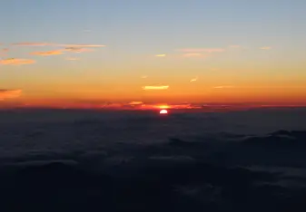Sunrise on Mt. Fuji