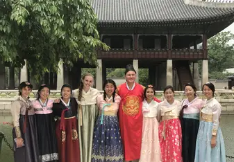 Wearing Hanbok