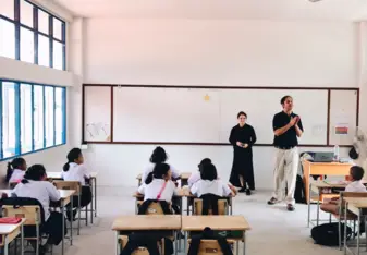Teacher prac at a local public school in Ko Samui