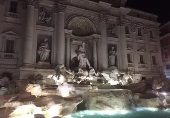 Trevi Fountain in Rome, Italy