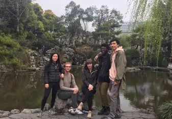My program friends and I on a CET trip to Nanjing