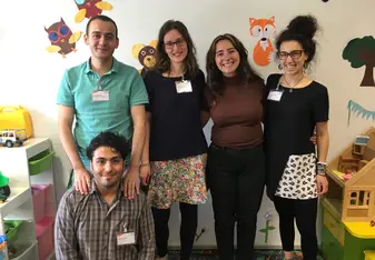 Photo with colleagues