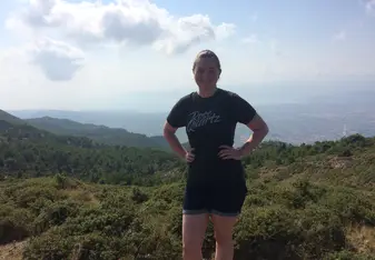 After my first hike near Corinth