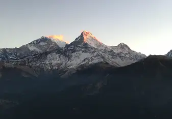View from Poon Hill, one of the stops during the trek 