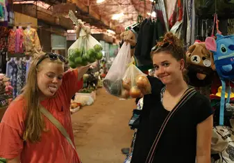 We bought a lot of fresh produce 