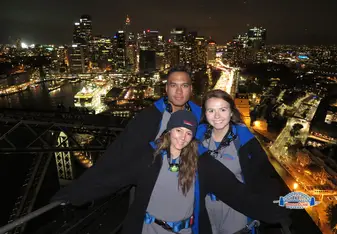 Night time view of the city