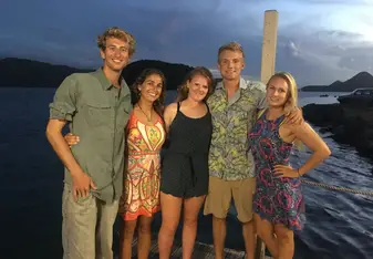 The staff and I