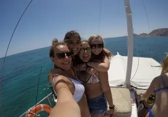 girls on boat