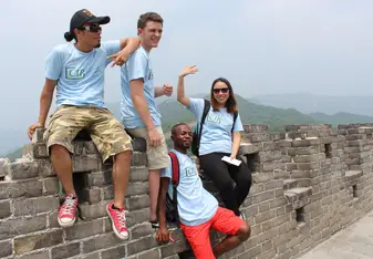 young interns in China