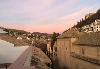 A view of Granada from the IES center balcony.