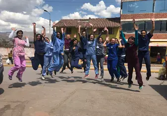 Jumping photo