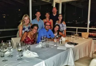 End of course meal with my TEFL classmates and trainer. 