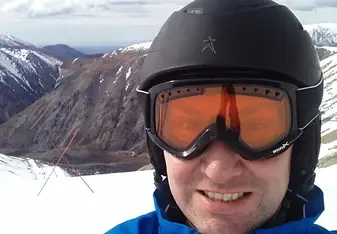 male skier headshot