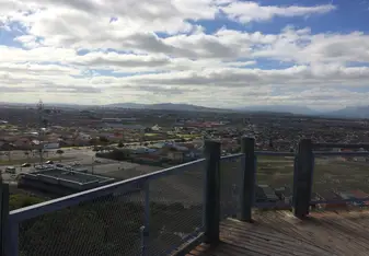 view from balcony