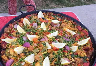 Dinner cooked by Stoke employees