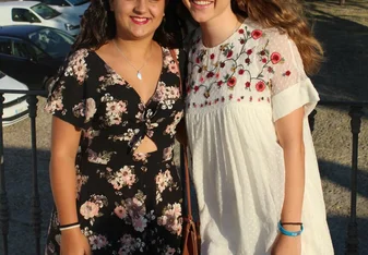 My host sister and I