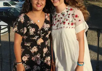 My host sister and I