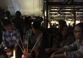 During the social event in London
