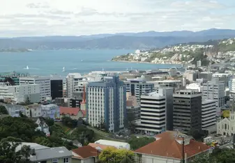 view of Wellington, New Zealand