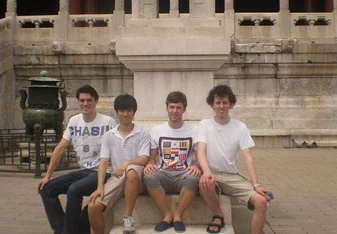 group photo in the Forbidden City