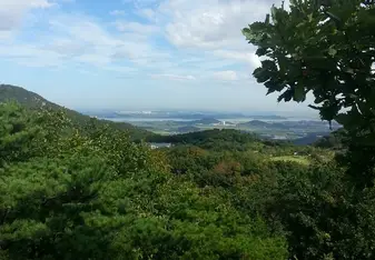mountaintop view south korea 