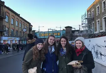 group photo at Camden Lock