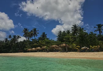 clear waters and beach