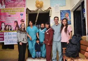At the clinic