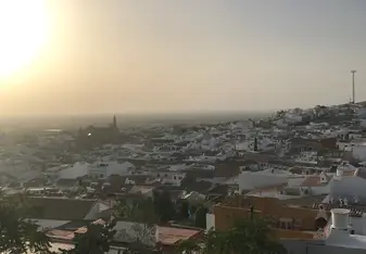 Our small homestay town, Osuna