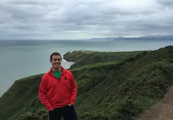 Picture of Caleb L. Fowler at Howth Head, Summer 2017