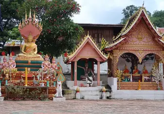 shrine in Laos