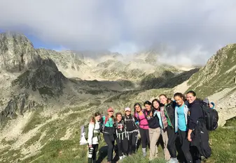 group photo in the Pyrenees 