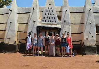 group photo in Ghana
