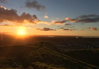 Sunset from Mt. Wellington