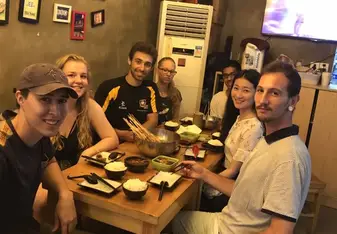 Lunch with my Chinese language classmates