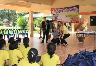 students at English camp