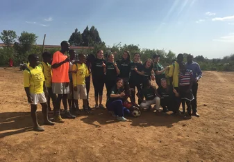 Soccer day at Hope and Home, an orphanage